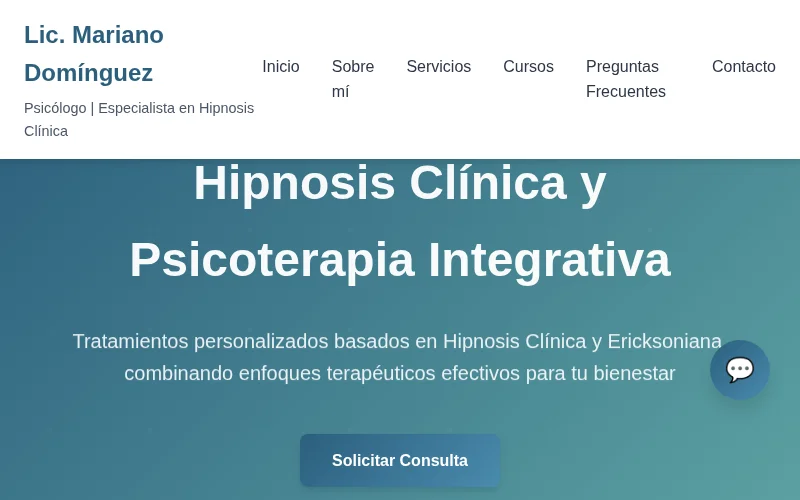 Captura de pantalla de LicMarianoDominguez.com.ar